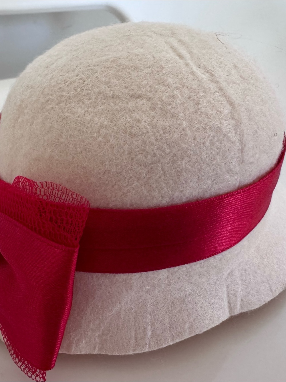 American Girl Doll Hat With Red Bow Kit's Accessories RETIRED Historical Hat - Picture 6 of 11